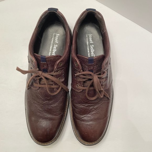 Josef Seibel Brown Leather TopDryTEX Comfort Lace Up Shoes main image 9